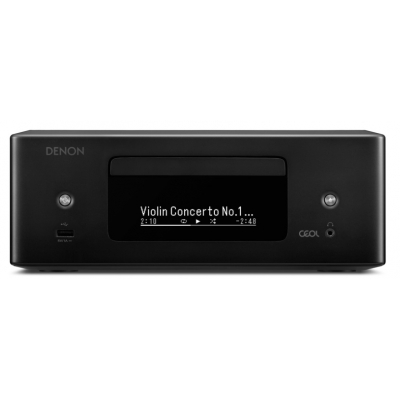 Denon Mini All-in-one Hi-Fi System with CD Player, Radio, and HEOS Built-in (pieza) Negro
