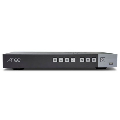 Adena - Estación multimedia para montar en rack con 1 TB de almacenamiento interno para capturar, mezclar, grabar y transmitir en vivo en 3 fuentes Full HD simultáneamente (pieza) Negro