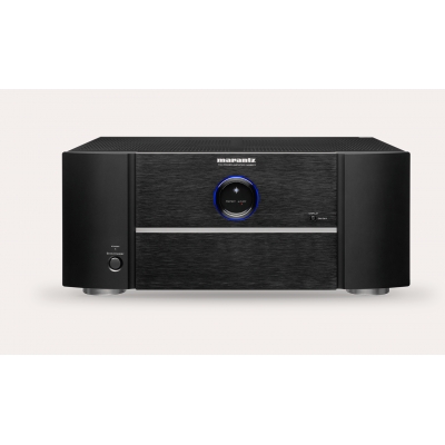 Marantz 5-channel amplifier, 140 watts per channel into 8 ohms, current feedback discrete power amp output stages, output stages mount on an extruded aluminum “thermal tunnel” for efficient heat dissipation (pieza)