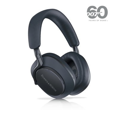 B&W Px8 Noise-Canceling Wireless Over-Ear Headphones (007 Special Edition Midnight Blue)