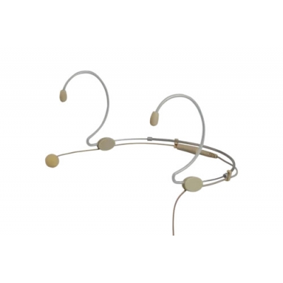 Televic Mini condenser neckworn microphone (omnidirectional), beige, with 4-pin mini-XLR connector for the Unite TP (pieza)