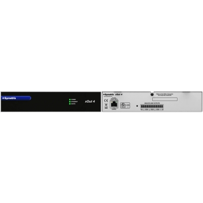 Symetrix Dante I/O Endpoint, 4 line out, 4x0 Dante, PoE, 1/2 rack width (pieza)